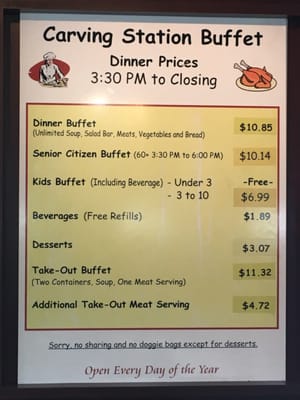 Menu photo 2 Carving Station Buffet West Palm Beach, FL