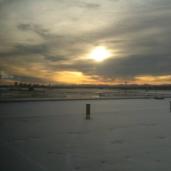 Servisair Chinook Lounge - View from the lounge windows! - Airport Lounges Near Me - Calgary, Alberta