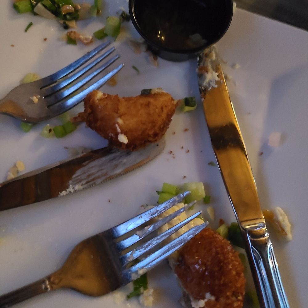 The Tipsy Boar - Goat Cheese, Apricot, & Thyme Croquettes - New American Near Me - Hollywood, Florida The Tipsy Boar - Goat Cheese, Apricot, & Thyme Croquettes - New American Near Me - Hollywood, Florida