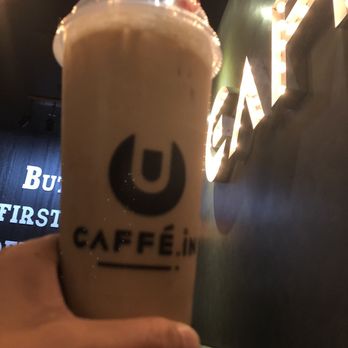 CAFFE:iN - Quick photo of my brown sugar milk tea - Coffee & Tea Near Me - Union City, California