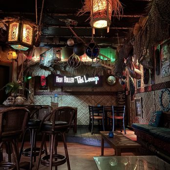 High Roller Tiki Lounge - Decor - Tiki Bars Near Me - Solvang, California