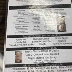 Wildflower Nutrition - Shake menu
