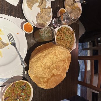 Mission Curry House - Vegetable Momo (V), Vegetable Chowmein, Poori, Matar Paneer. - Indian Near Me - San Francisco, California Mission Curry House - Vegetable Momo (V), Vegetable Chowmein, Poori, Matar Paneer. - Indian Near Me - San Francisco, California