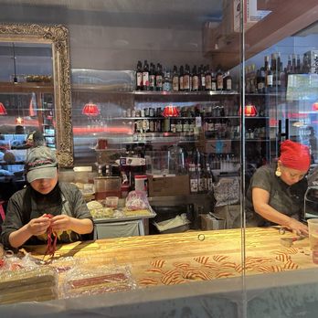 Nonna Dora’s - Making the pasta by hand - Pasta Shops Near Me - New York, New York