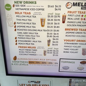 Mellow Tea Studio - Menu - Bubble Tea Near Me - Redondo Beach, California Mellow Tea Studio - Menu - Bubble Tea Near Me - Redondo Beach, California
