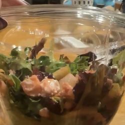 Saladworks - Unopened salad, half way full