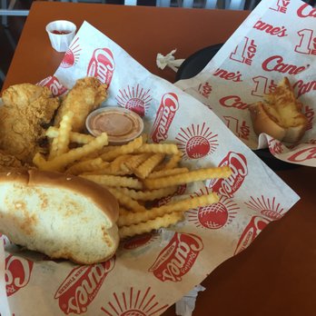 Raising Cane's Chicken Fingers - Chicken fingers and toast, with a side of toast haha. - Fast Food Near Me - Dallas, Texas Raising Cane's Chicken Fingers - Chicken fingers and toast, with a side of toast haha. - Fast Food Near Me - Dallas, Texas
