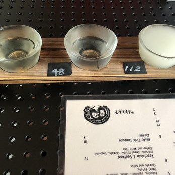 Tanuki - Sake flight - Sushi Bars Near Me - San Diego, California