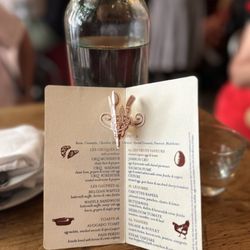 Buvette - Brunch Menu
