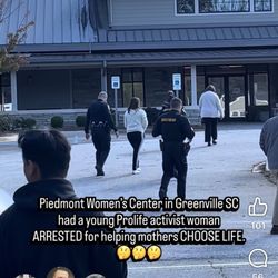 Your C.O.O. had one of our sidewalk counselors arrested yesterday.  We are literally on the same mission.  Repent.