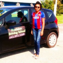 Precision Driving School - My Trinidadian student completed the required six hours of behind the wheel lessons. Ready to get a US drivers license.