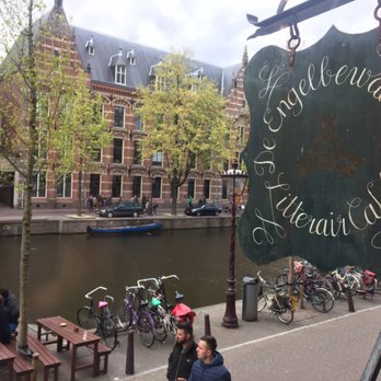 Café De Engelbewaarder - View from seat at window. - Pubs Near Me - Amsterdam, New Hampshire