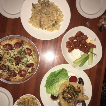 Yard House - Mac and cheese, margherita pizza, buffalo wings, truffle fries! All gardein! - Bars Near Me - Houston, Texas Yard House - Mac and cheese, margherita pizza, buffalo wings, truffle fries! All gardein! - Bars Near Me - Houston, Texas