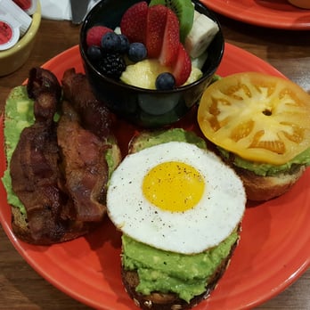 Eight AM - Avocado toast three ways - New American Near Me - San Francisco, California