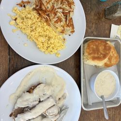 Cornerstone Cafe - Chicken Fried Steak Breakfast