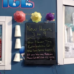 Hawaiian Shaved Ice - Hours + prices.