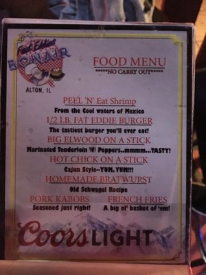 Menu photo 8 Fast Eddie's Bon Air Alton, IL