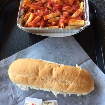 New London Style Pizza - Wednesday special. Ziti with red sauce. $5. Check out that side or sub roll! - Pizza Near Me - Acton, Massachusetts New London Style Pizza - Wednesday special. Ziti with red sauce. $5. Check out that side or sub roll! - Pizza Near Me - Acton, Massachusetts