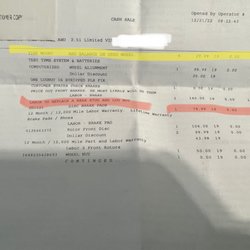 Raul's Auto Repair - Cost of doing business here. Paid $80 to Mavis to get it done right because this shop doesn't cover screw ups.