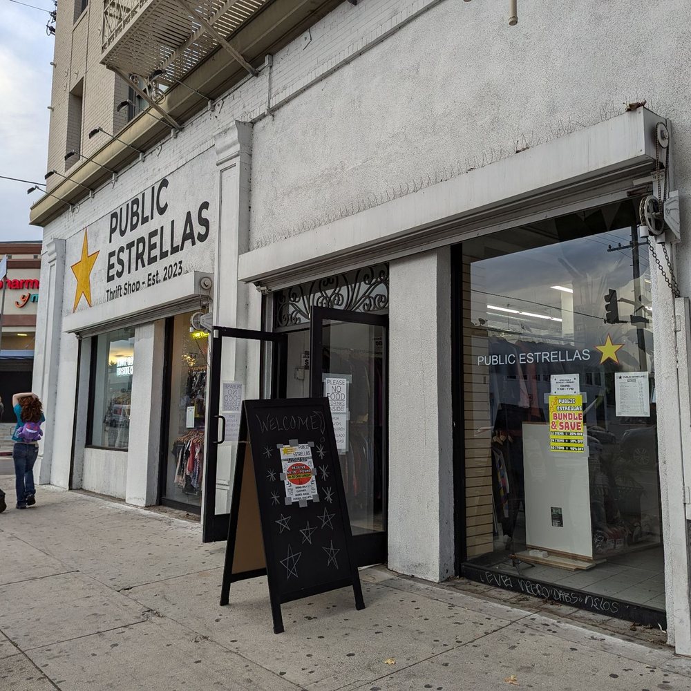 PUBLIC ESTRELLAS - Thrift Stores Near Me - Los Angeles, California PUBLIC ESTRELLAS - Thrift Stores Near Me - Los Angeles, California