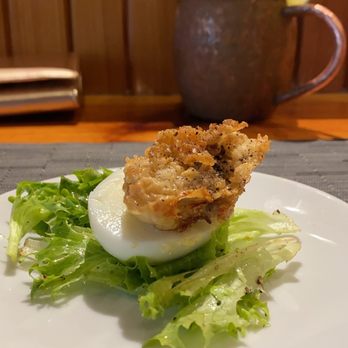 Town Hall - Fried Oyster Deviled Egg - New American Near Me - Florence, South Carolina