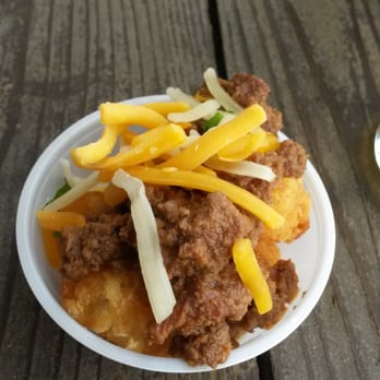 Oasis Texas Brewing - Sample of chili cheese tots - Breweries Near Me - Austin, Texas