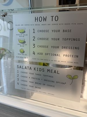 Menu photo 2 Salata Austin, TX