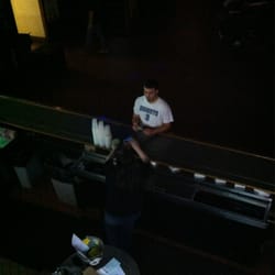 Pop's - From the upper level you can look down over one of the bars.