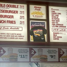 Menu inside above register Menu inside above register