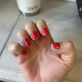 M & T Nail - Mani with OPI polish - Nail Salons Near Me - Newton, Massachusetts M & T Nail - Mani with OPI polish - Nail Salons Near Me - Newton, Massachusetts