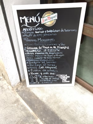 Menu photo 1 Sueños de Merlín Valencia, V Menu photo 1 Sueños de Merlín Valencia, V