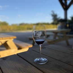 Tempranillo and outdoor seating Tempranillo and outdoor seating