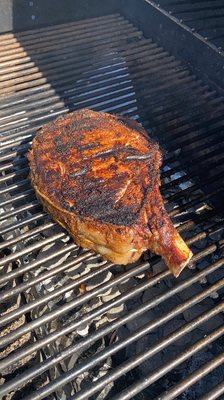 Photo of Ottomanelli & Sons Meat Market - New York, NY, US. Rib eye bone in