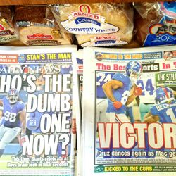 Buck & More Delicatessen - Honey..  DON'T forget BREAD, milk and YES..  Giants Victory NEWSPAPERS