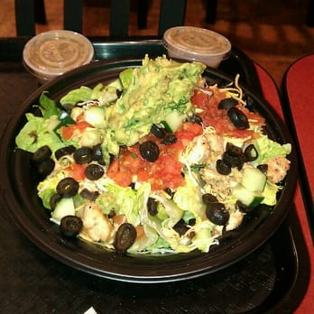 Moe's Southwest Grill - Salad with chicken - Mexican Near Me - Southington, Connecticut Moe's Southwest Grill - Salad with chicken - Mexican Near Me - Southington, Connecticut