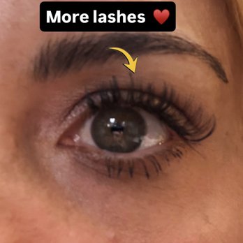 Amazing Lash Studio Surprise - I have more lashes on my right side as you can see in this photo - Eyelash Service Near Me - Surprise, Arizona