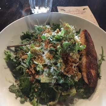 Common Theory - Caesar salad with blackened salmon - Gastropubs Near Me - San Diego, California