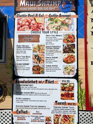 Menu photo 6 Maui Shrimp Kahului, HI Menu photo 6 Maui Shrimp Kahului, HI