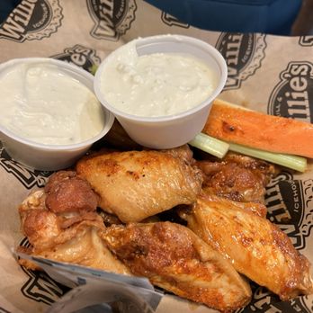 Willie's Grill & Icehouse - Flaming hot Cheetos Wings 10 (not much flaming hot on them) - American Near Me - Kyle, Texas Willie's Grill & Icehouse - Flaming hot Cheetos Wings 10 (not much flaming hot on them) - American Near Me - Kyle, Texas