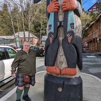 Ketchikan Tours - Ask about the story this totem tells. - Walking Tours Near Me Ketchikan Tours - Ask about the story this totem tells. - Walking Tours Near Me