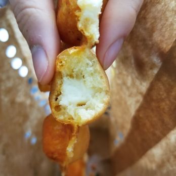 Eggette Hut - Middle is filled with cream cheese - Desserts Near Me - Markham, Ontario