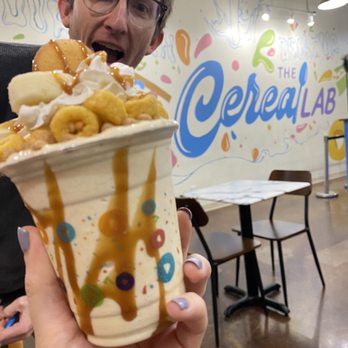 The Cereal Lab - Banging banana shake - Desserts Near Me - Decatur, Georgia The Cereal Lab - Banging banana shake - Desserts Near Me - Decatur, Georgia