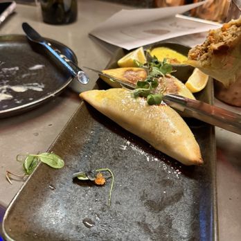 Lucuma Kitchen and Bar - Empanada Sampler - Peruvian Near Me - Oakland, California Lucuma Kitchen and Bar - Empanada Sampler - Peruvian Near Me - Oakland, California