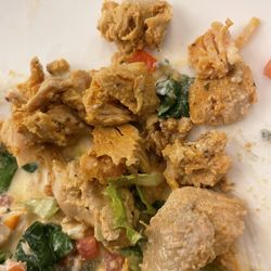 Cobb Salad with non eatable chicken