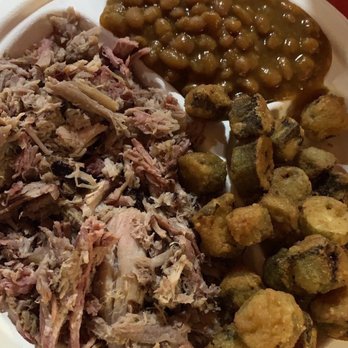 Game Day Bbq - Chopped bbq, fried okra, and baked beans. All amazing - Barbeque Near Me - Duncan, South Carolina Game Day Bbq - Chopped bbq, fried okra, and baked beans. All amazing - Barbeque Near Me - Duncan, South Carolina