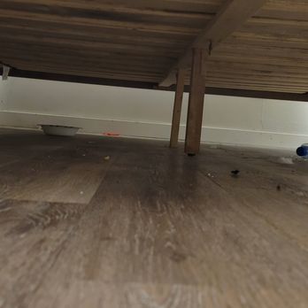 Sea Haven Motel - Floor underneath master bedroom is completely filthy with a bowl, spoon and water bottle. Totally disgusting - Hotels Near Me - Rockaway Beach, Oregon Sea Haven Motel - Floor underneath master bedroom is completely filthy with a bowl, spoon and water bottle. Totally disgusting - Hotels Near Me - Rockaway Beach, Oregon