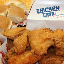 Chicken Coop - The chicken and rolls!