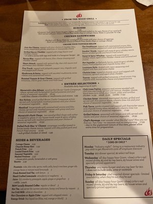 Menu photo 2 Mavericks Wood Grill Champlin, MN Menu photo 2 Mavericks Wood Grill Champlin, MN