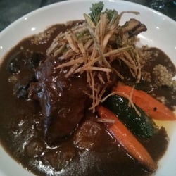 The Cellar Wine Bar - Moroccan lamb shank with couscous