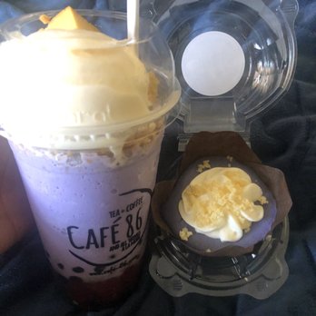 Cafe 86 - halo halo and ube cheesecake - Desserts Near Me - San Diego, California
